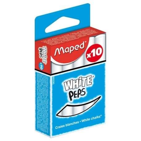 2016-large_default-1.jpg Boite de 10 craies blanches Maped – Image 1