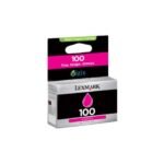 Cartouche d'encre Lexmark Magenta 100