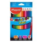 12 Crayons de Couleur MAXI Color Peps Maped