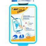 Ardoise Blanche Bic Velleda + 1 Feutre Bleu + 1 Effacette