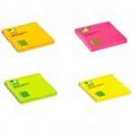 Paquet de Post-it 76*76 Fluo Q-Connect