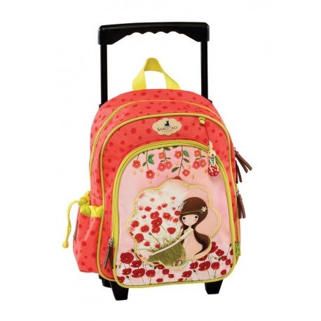 8075-large-default-1.jpg Mini Cartable à roulettes Santoro Kori Kumi Flower 177761 - Maternelle - Graffiti – Image 1