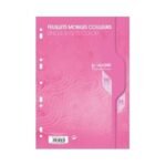 Feuilles simples Calligraphe - A4 - Roses - 100p - Séyès - 80g - Perforées