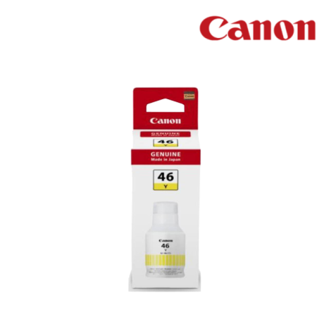 Bouteille d'encre Canon d'origine 135 ml GI-46Y Jaune 14,881pages  (4429C001AA) – Image 1