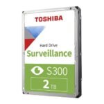 Disque Dur interne TOSHIBA S300 2 To  5400 RPM 128 Mo Serial ATA 6 Gb/s  (HDWT720UZSVA)