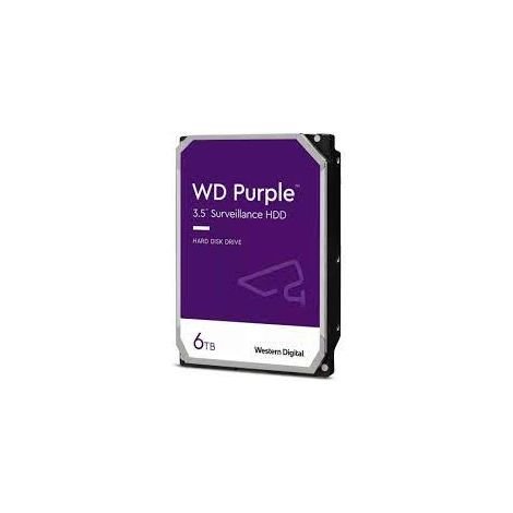 Disque dur interne 3.5" Western Digital Purple 6 To pour systèmes de vidéo surveillance et de sécurité (WD64PURZ) – Image 1