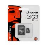 Carte Mémoire microSDHC KINGSTON 16GB Class 4 AVEC ADAPTEUR