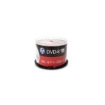 Boite de 50 DVD-R 16x HP
